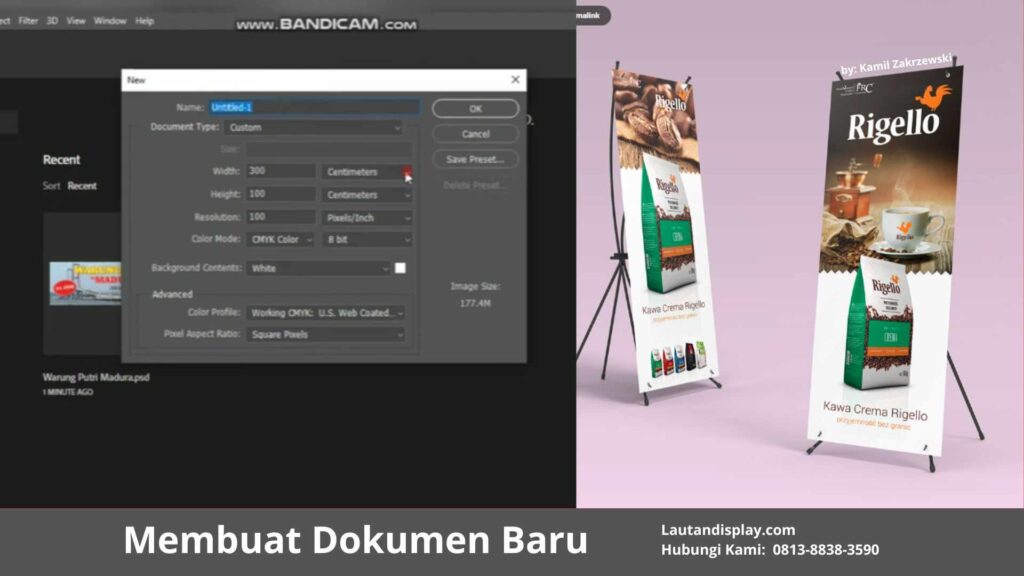 Cara Membuat Banner di Photoshop - Lautan Display